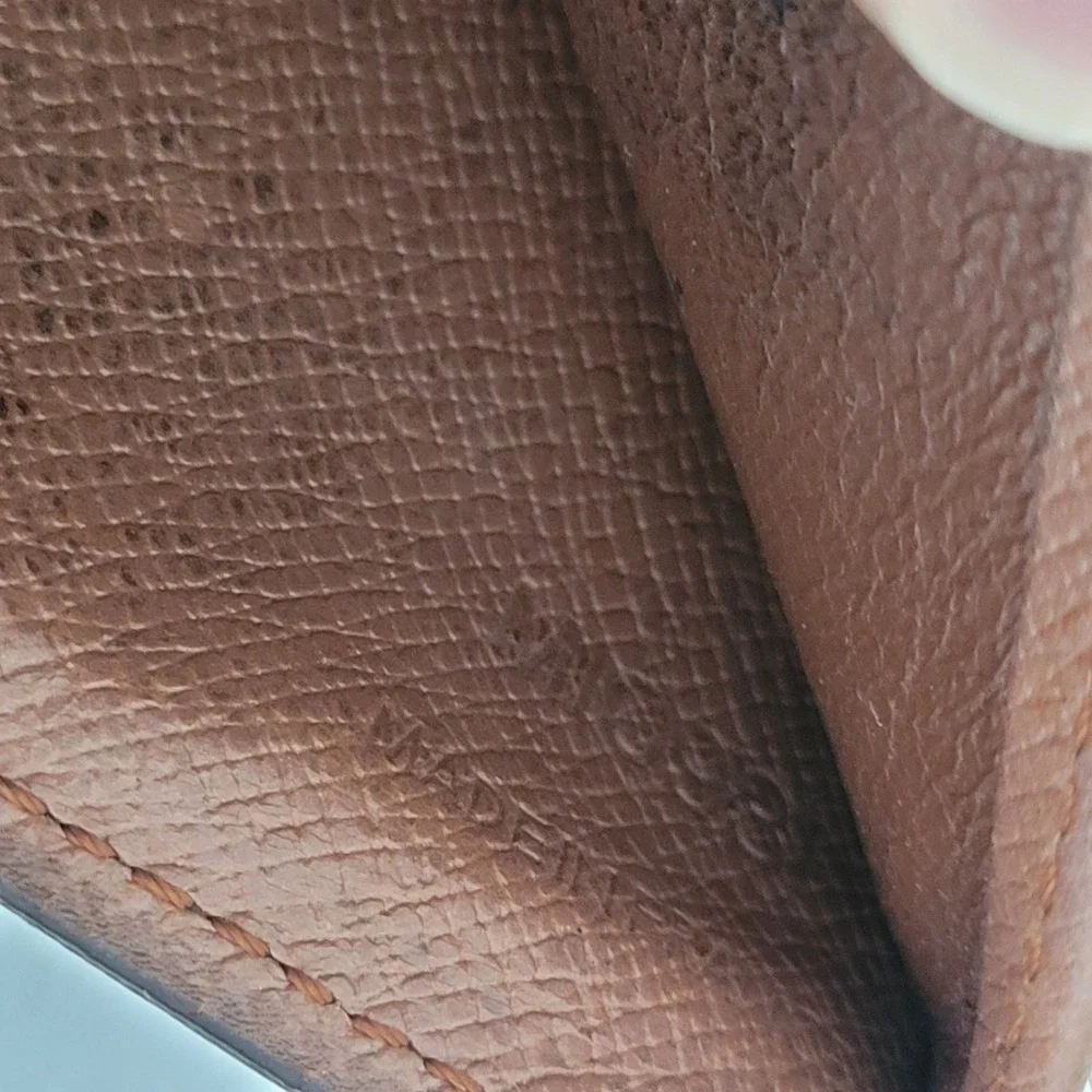 Louis Vuitton Monogram‎ Bifold Wallet with ID Window Brown Canvas Vintage